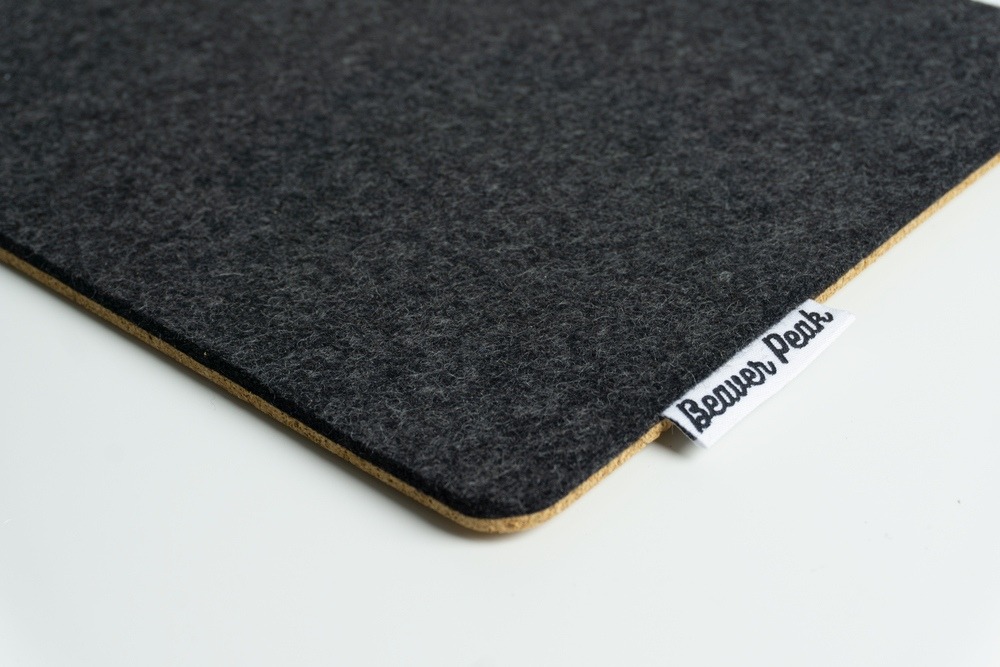Merino Wool Desk Mat Felt Desk Mat Desk Pad Made in Canada With Logo 